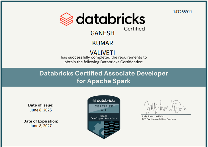 Databricks Certification